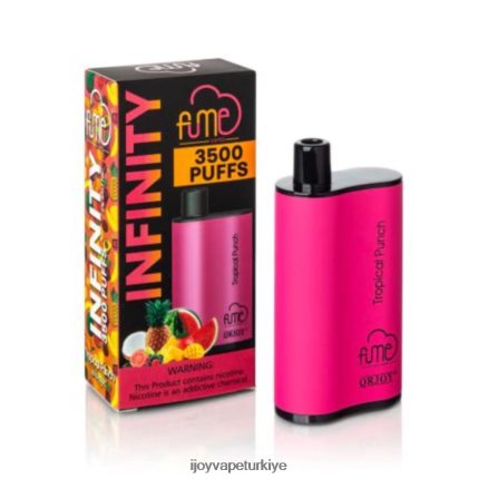 iJOY Fume Infinity tek kullanımlık 3500 puf | 12 ml 4V44LV108 IJOY Disposable Vape Flavors tropik kokteyl