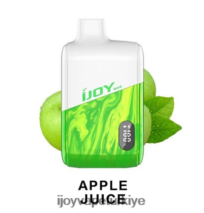 iJOY Bar IC8000 tek kullanımlık 4V44LV175 IJOY Vapes Online elma suyu